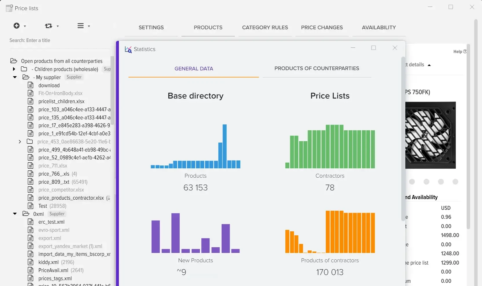 Competitor price monitoring and supplier price analyzer